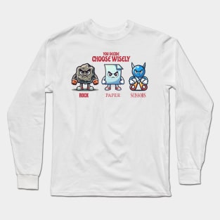 Rock, Paper, Scissor Long Sleeve T-Shirt